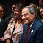 Artur Mas, Laura Borràs y Quim Torra en una imagen de archivo.