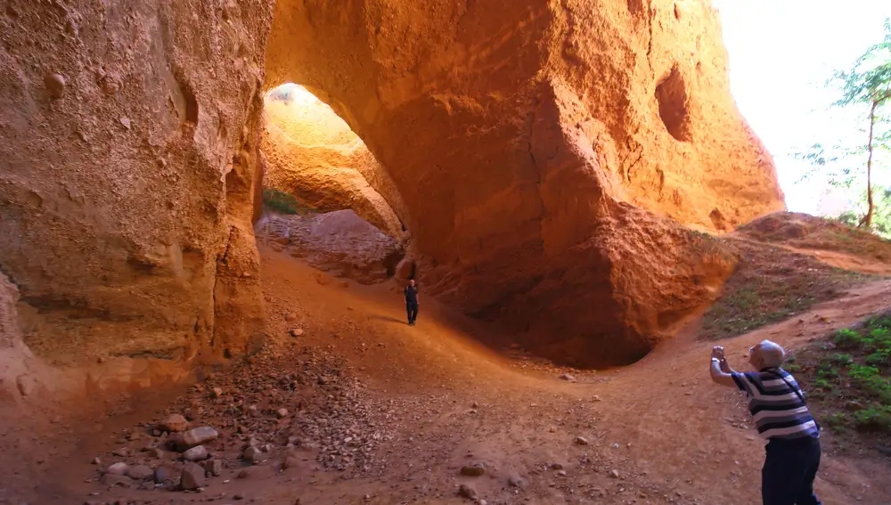 Paraje de Las Médulas, declarado Patrimonio de la Humanidad