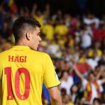 Ianis Hagi con Rumanía.