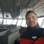In this undated photo made available by Dr. Mauricio Usme, he is on board the Greg Mortimer, a ship operated by the Australian firm Aurora Expeditions and owned by a Miami company. Dr. Usme said he was pressured by the captain and other executives from the cruise operator and owners to change the health declaration to be admitted into ports. More than half of the passengers and crew tested positive for COVID-19, including Dr. Usme. (Mauricio Usme via AP)