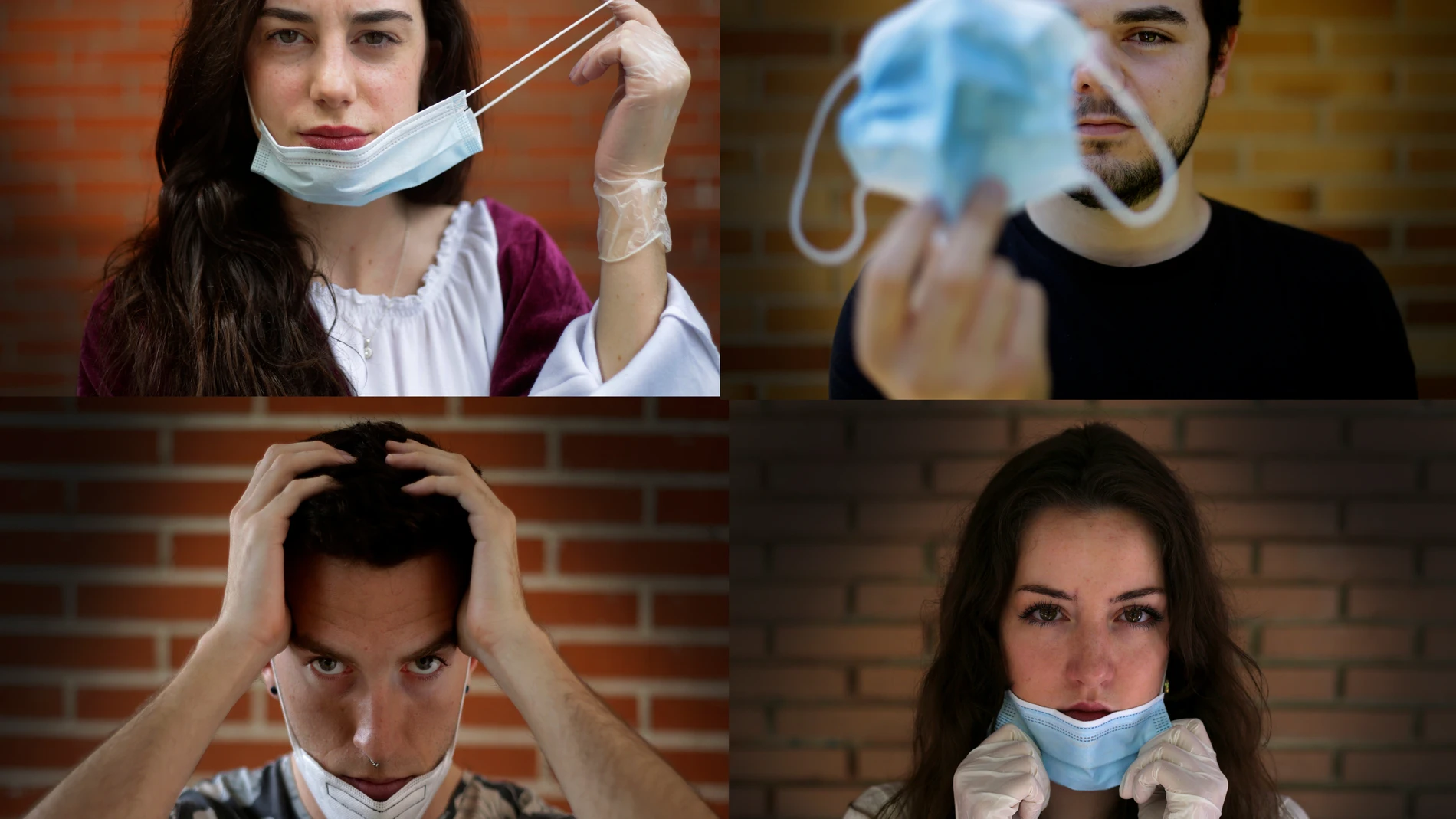 Algunos de los jóvenes que han participado en el reportaje