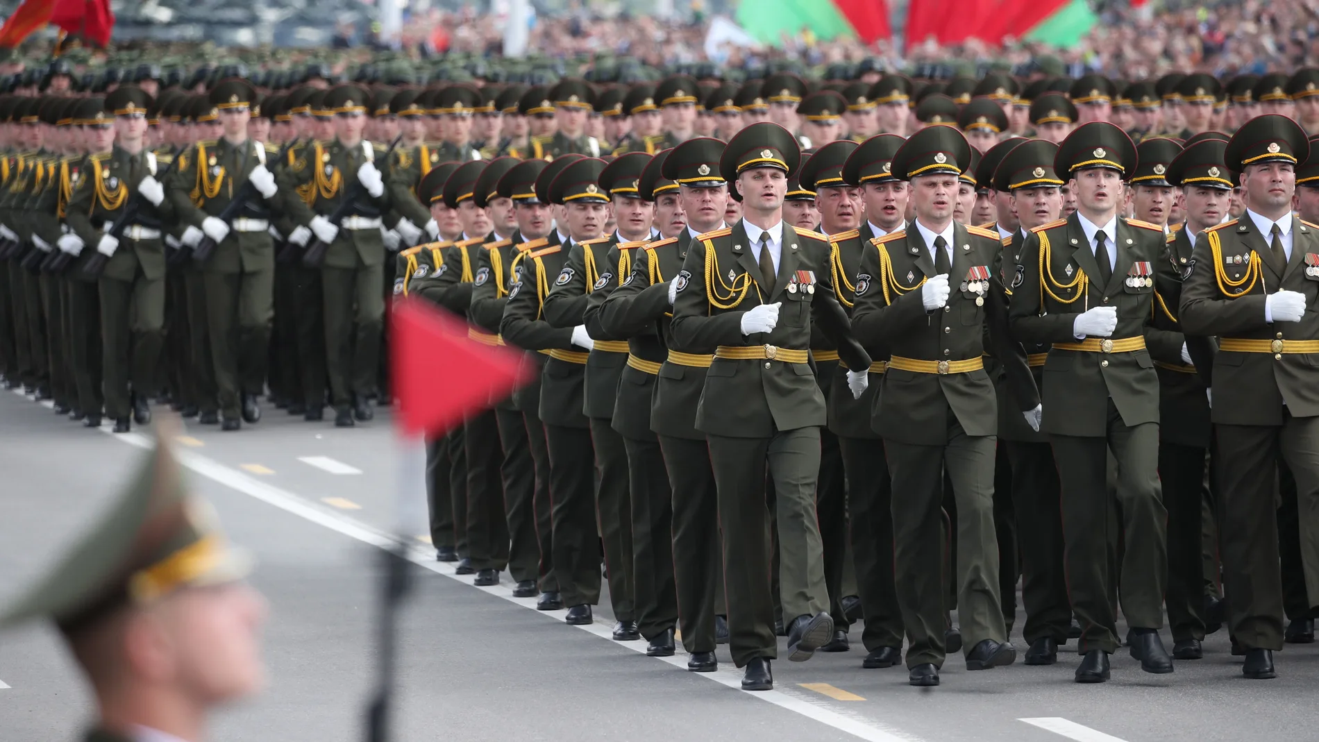 Victory Day military parade in Minsk