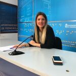Rocío Rodríguez, en rueda de prensa
