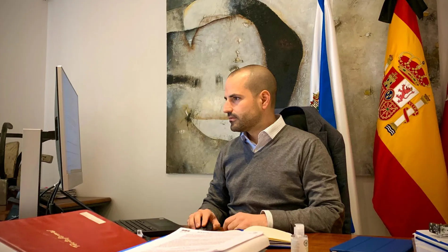 El alcalde de Majadahonda, José Luis Álvarez Ustarroz