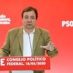 El presidente extremeño, Guillermo Fernández Vara