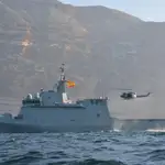 BAM Tornado, buque de dimensiones similares a la futura corbeta europea en cuyo diseño se trabaja