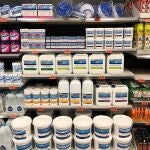 Lineal de productos para tratar el agua de las piscinas en MercadonaMERCADONA20/05/2020