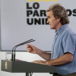 El director del Centro de Coordinación de Alertas y Emergencias Sanitarias, Fernando Simón, durante una rueda de prensa para actualizar los datos sanitarios en referencia a la crisis del Covid-19, en Madrid (España) a 18 de mayo de 2020.21 MAYO 2020 SANIDAD;PANDEMIA;ENFERMEDAD;SISTEMA SANITARIO;COVID-19;CORONAVIRUSMoncloa20/05/2020