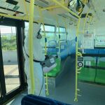 Desinfección de los autobuses de la EMT de Madrid