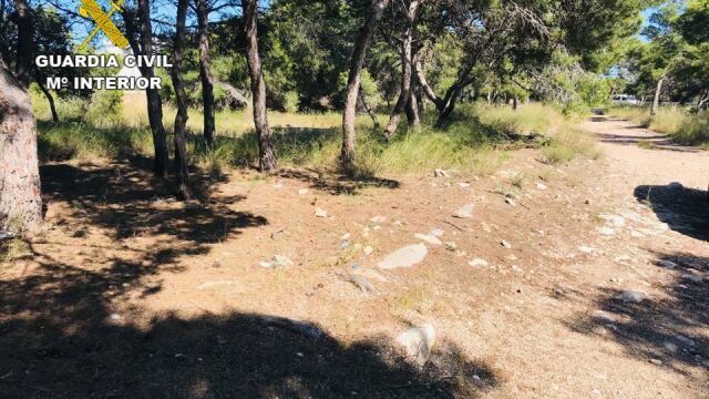 El paraje conocido como El Moncayo donde supuestamente sucedieron los hechos