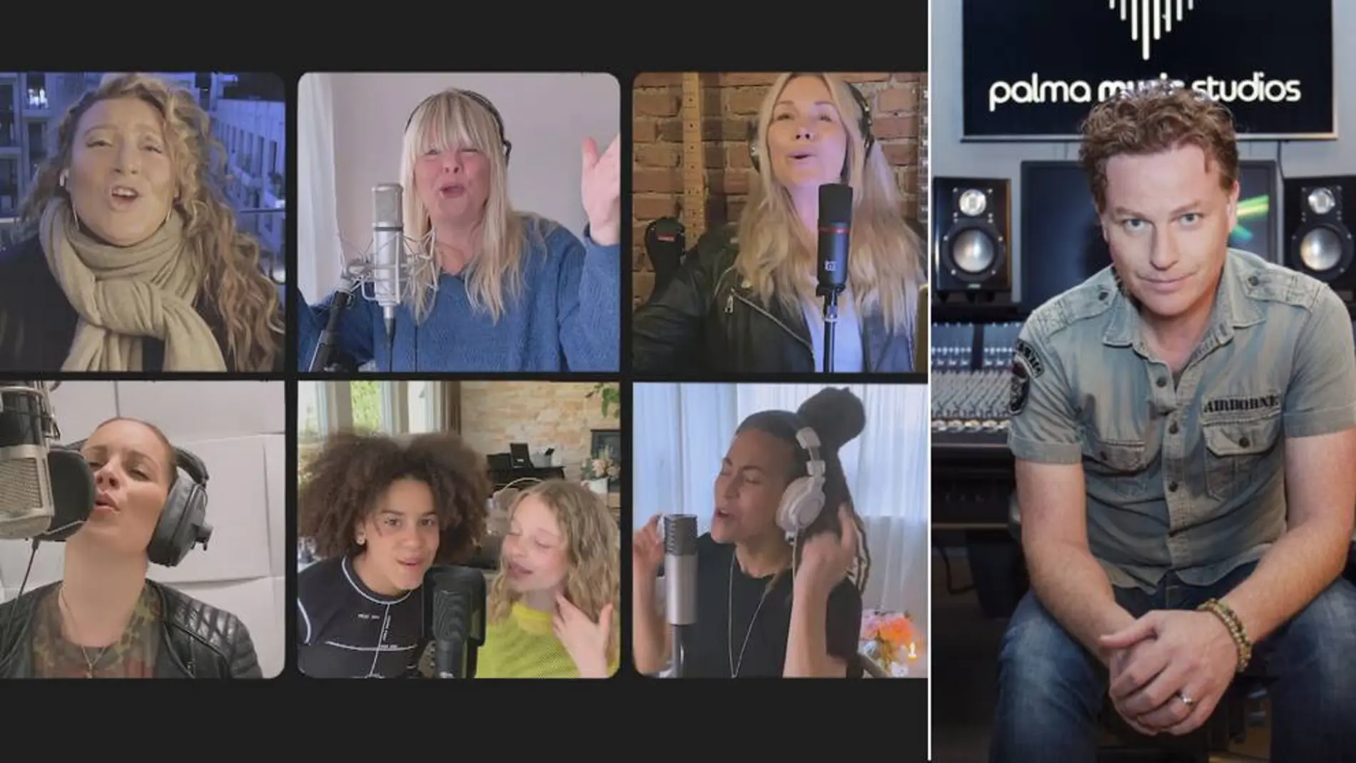 Una imagen de los artistas