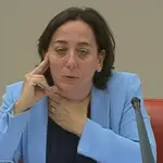 La magistrada Carmen Rodríguez-Medel, durante una comparecencia en el Congreso en 2019
