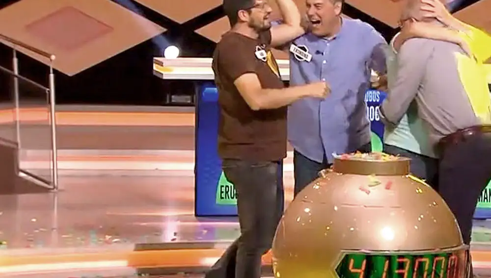 Los lobos, tras más de 500 programas compitiendo en «¡boom!», lograron el mayor bote de la historia en un concurso: 6,6 millones de euros