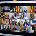 Conferencia de presidentes con Pedro Sánchez.