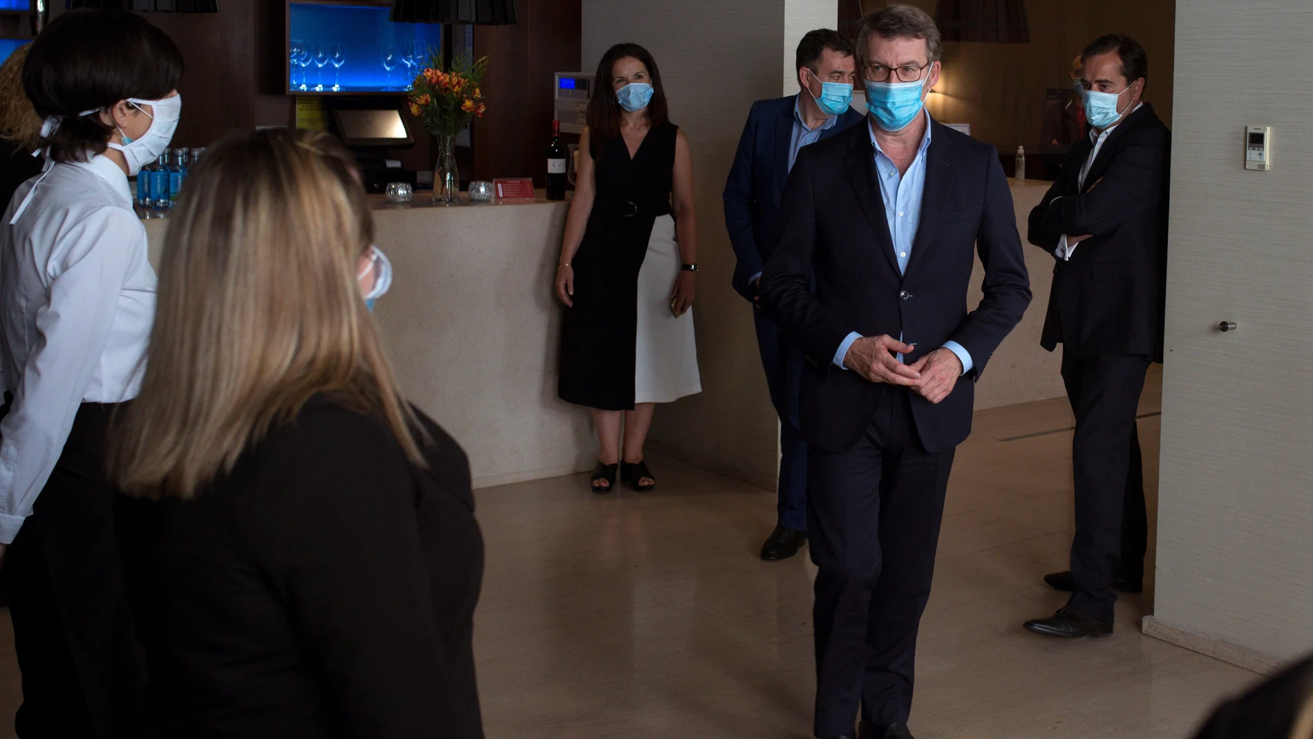 El presidente de la Xunta, Alberto Núñez Feijóo, alzó la voz y pidió que Galicia pueda gestionar la renta mínima