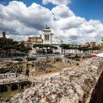 Una mujer visita Civis Civitas Civilitas el pasado 2 de junio en Roma