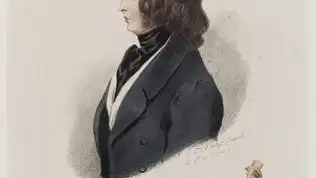 CHarles Dickens arriba y abajo su amigo el conde D'Orsay