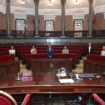 El equipo de la Directiva de la Junta Central Fallera (JCF)