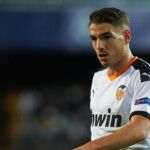 Manu Vallejo con el Valencia.
