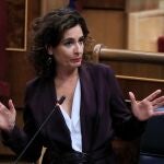 La ministra de Hacienda, María Jesús Montero