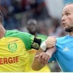 Valère Germain con el Olympique de Marsella.