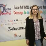 Sandra Amez ,presidenta del Consejo de la Juventud de Castilla y León