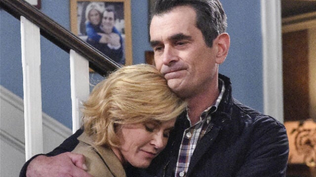 Julie Bowen y Ty Burrell en "Modern Family"