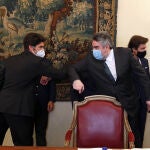 Cayetano, en la reunión con Rodríguez Uribes