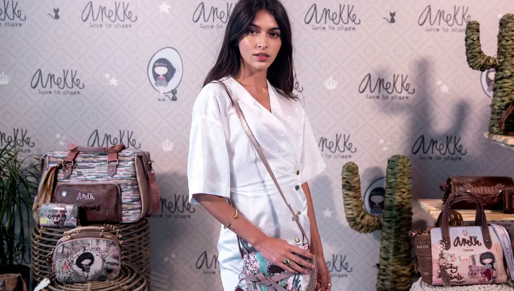 Lucia Rivera durante un evento de Anekke en Madrid.