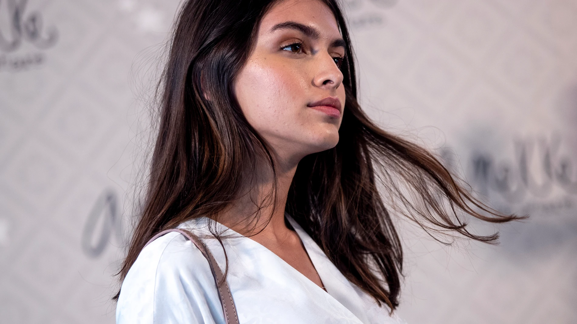 Lucia Rivera durante un evento de Anekke en Madrid.