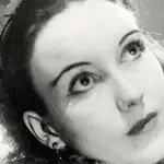 Barbara Comyns cuando trabajaba de modelo en los años 40