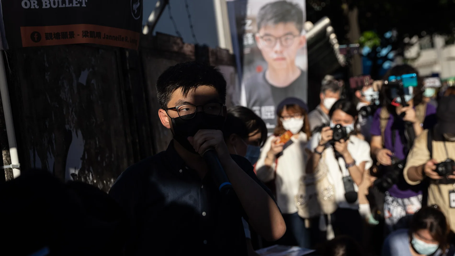 Joshua Wong announces legislative election bid