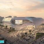 Proyección del futuro auditorio Arena de Valencia