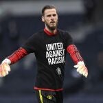 De Gea, antes del partido contra el Tottenham