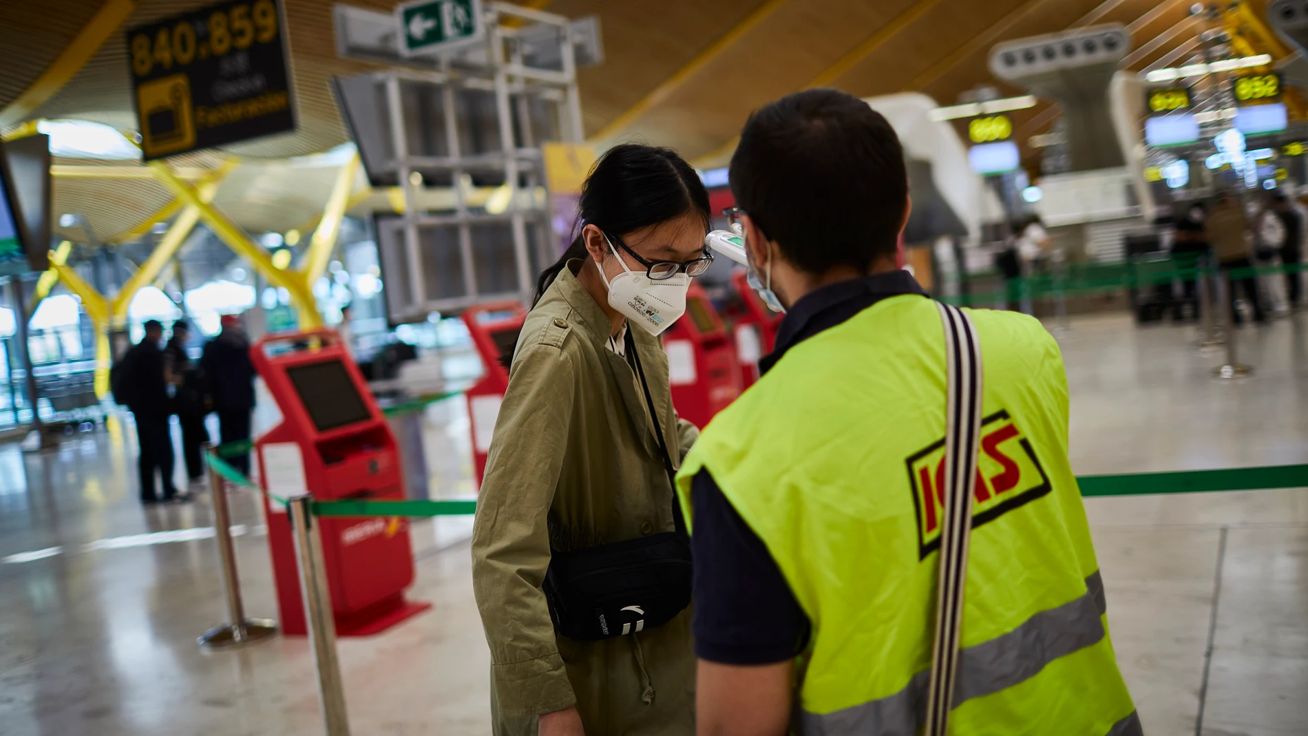 Control de temperatura en el aeropuerto de Barajas