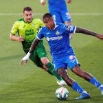 Sebastián Carlos Cristóforo con el Eibar frente al Getafe.