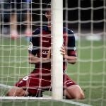 El defensa del Osasuna Oier. EFE/ Biel Aliño