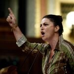 La diputada de Vox Macarena Olona durante el pleno del Congreso de los Diputados EFE/Mariscal