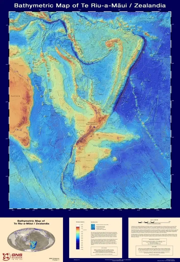 Mapas de Zelandia