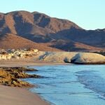 Bahía de Genoveses, en el parque natural de Cabo de Gata-Níjar