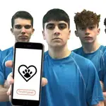 Hugo, Luis, Pau, Marc y Gerard han desarrollado la app «findyourpet» con la que han ganado uno de los premios del #mSchool Awards