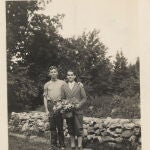 Philip Cummings y Federico García Lorca en 1929. Cummings destruyó un manuscrito autobiográfico del poeta granadino