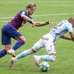 Rafinha con el Celta de Vigo frente al Barcelona.