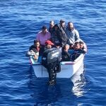 Los 66 inmigrantes llegaron el fin de semana a Muria en cuatro pateras, delos que siete dieron positivo al COVID-19