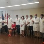El equipo de profesionales sanitarios de la Coordinación Regional de Trasplantes, Cirugía Cardíaca, Cardiología, Medicina Intensiva, Anestesia, Neurología y Enfermería.GOBIERNO REGIONAL03/07/2020