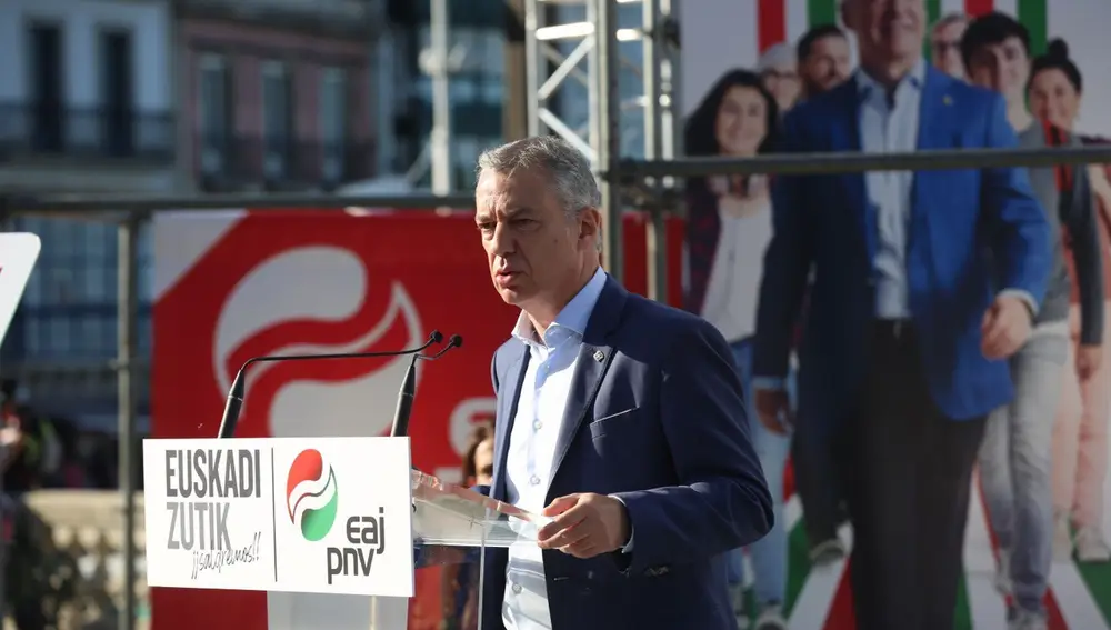 El Lehendakari, Iñigo Urkullu, en un acto electoral en Lekeitio (Bizkaia)PNV03/07/2020