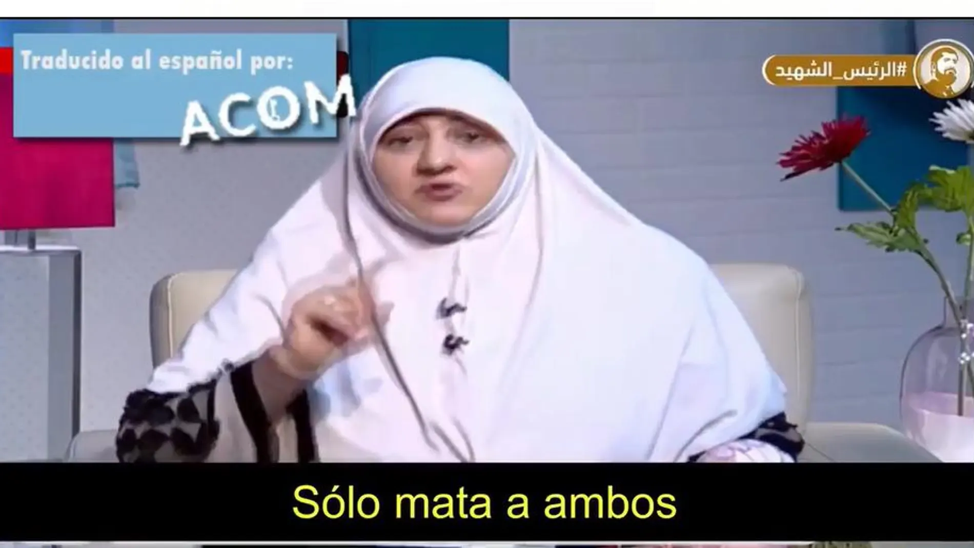 Captura del vídeo contra los homosexuales