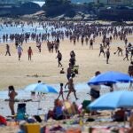 Vista de la Playa de El Sardinero, en Santander