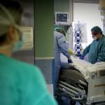 UCIS del Hospital Universitario 12 de Octubre durante la pandemia de coronavirus