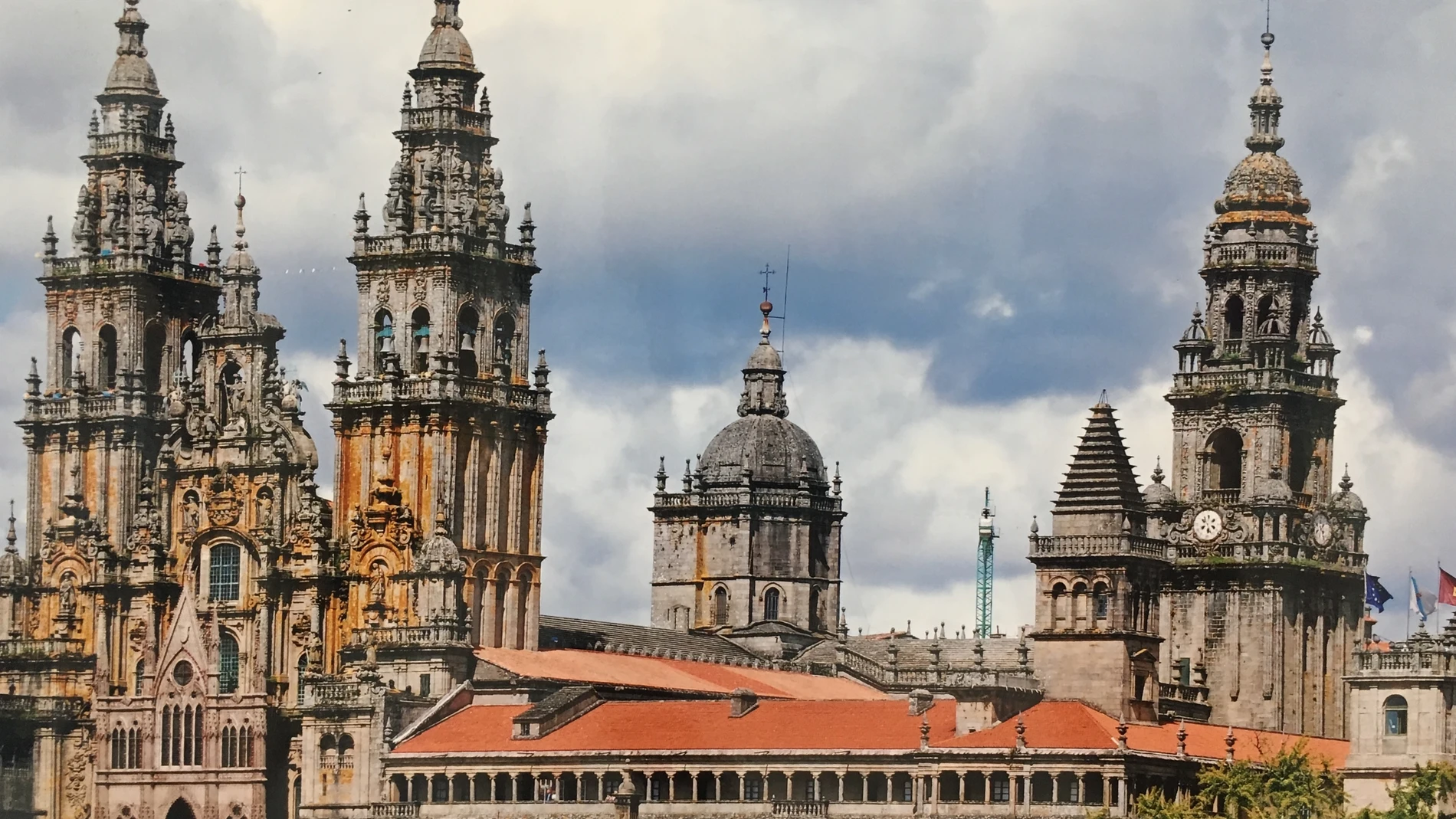 Vista de la Catedral de Santiago.